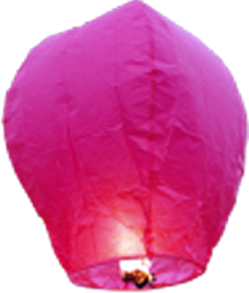 Sky Lanterns Pink